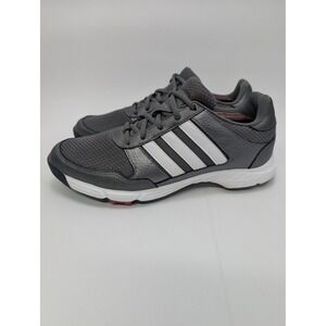 Adidas Tech Response Golf Shoes Men's Size 8 Iron Metallic White Silver Q44710